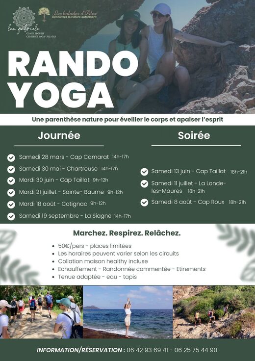 Retraite Yoga et Pilates “Blue Zones” 2026